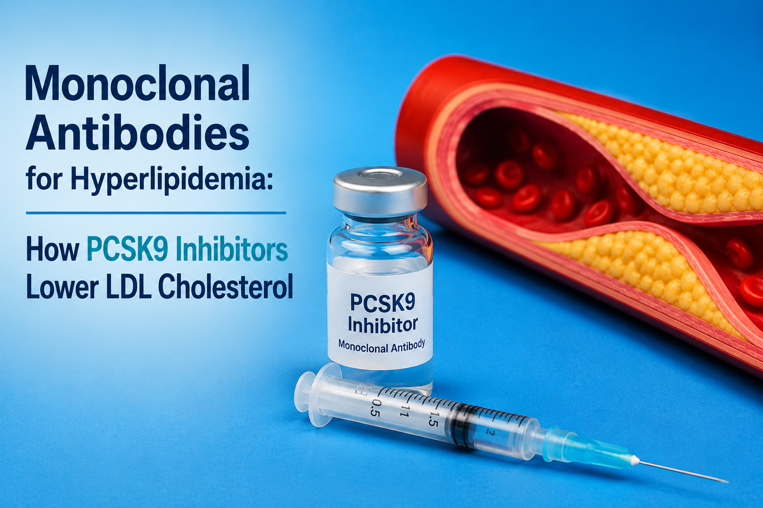 Monoclonal Antibodies for Hyperlipidemia: How PCSK9 Inhibitors Lower LDL Cholesterol