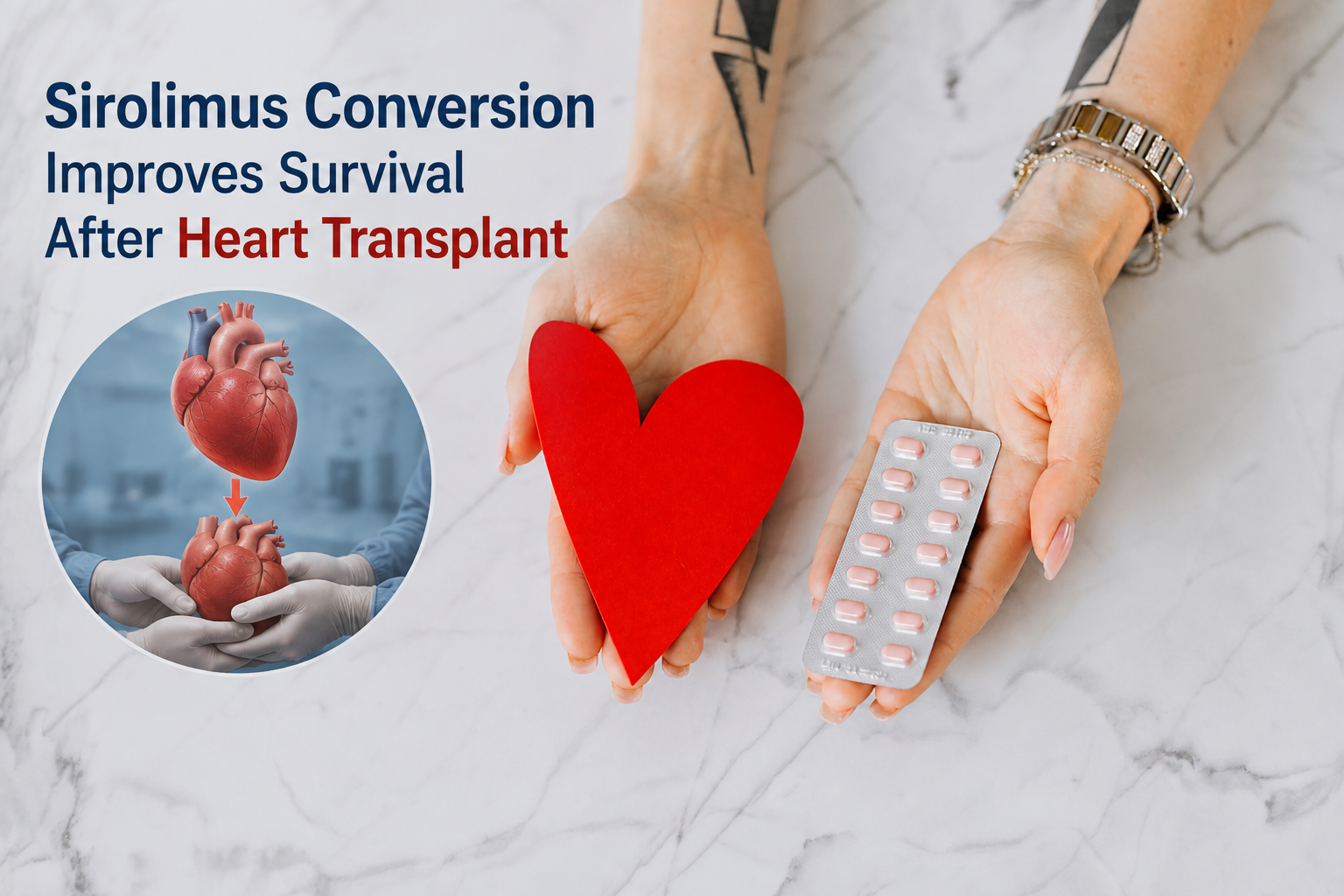 Sirolimus Conversion Improves Survival After Heart Transplant